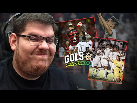 CASIMIRO REAGE: FLAMENGO X BOTAFOGO, SANTOS X CORINTHIANS - GOLS DA RODADA | Cortes do Casimito