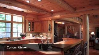 preview picture of video 'Design Build - Custom Log Home in Phelps WI which is in Northern WI'