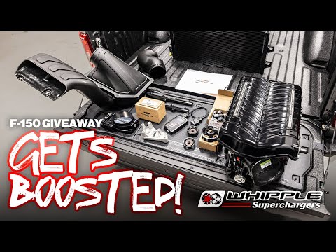 Our F-150 Giveaway Truck gets BOOSTED! - Gen.6 3.0L Stage 2 Whipple Supercharger