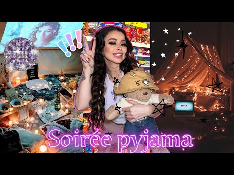 J’organise notre soirée pyjama de rêve ! ( je fais une cabane xxl ) 😍