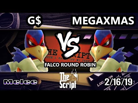 The Script 2 - G$ (Falco) Vs. MegaXmas (Falco) - Smash Melee Falco Round Robin