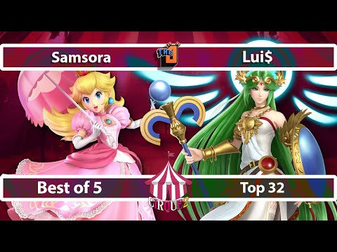 Samsora (Peach) gegen Lui$ (Palutena) – Cirque 2 Smash Ultimate – Top 32 Verlierer Runde 1