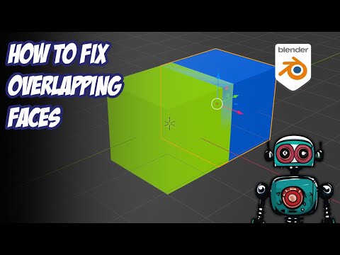 How to fix overlapping faces in Blender