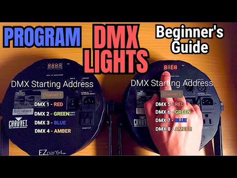 How to PROGRAM DMX Lighting - Beginners Guide