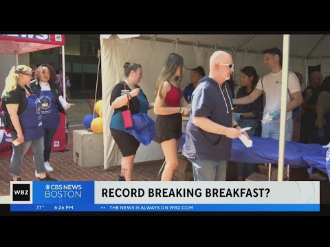 Thousands turns out for 'World's Largest Pancake Breakfast' in Springfield