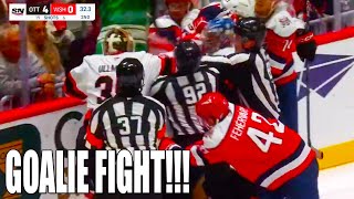 Download lagu Charlie Lindgren Linus Ullmark Goalie Fight Scrum | Washington Capitals vs Senators 2025 Highlights mp3 Download lagu Charlie Lindgren Linus Ullmark Goalie Fight Scrum | Washington Capitals vs Senators 2025 Highlights mp3