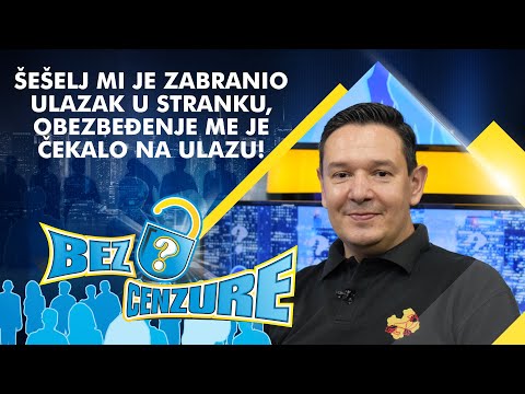 Nemanja Šarović - Šešelj mi je zabranio ulazak u stranku, obezbeđenje me je čekalo na ulazu!