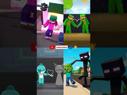 JJ and Mikey - Drawning Challenge COMPLETE EDITION (MAIZEN Minecraft Animation Meme) #memes #shorts