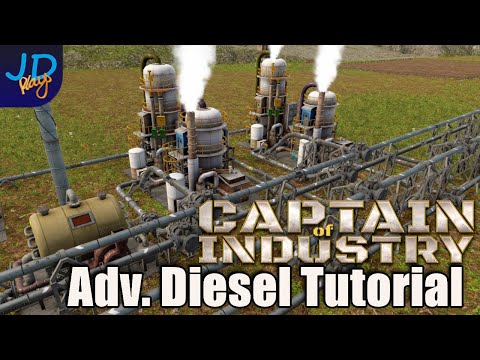 Efficient & Spaghetti Free Advanced Diesel Guide 🚜 Captain of Industry  👷  Tutorial, Guide, Tips
