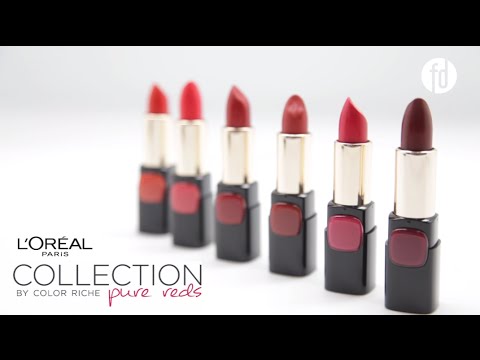 FD Swatch Sister: L'Oreal Paris Color Riche Collection Star Pure Reds Lipstick