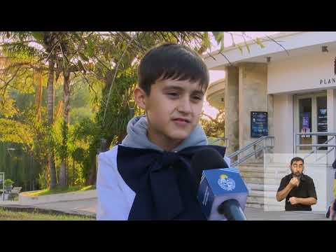 Santino Irrazabal, alumno escuela rural n.° 85 de Puntas de San Gabriel, Florida