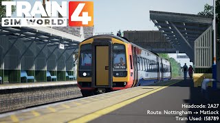 Train Sim World 4 - 2A27 Nottingham → Matlock (BR Class 158)