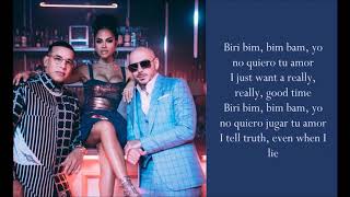 No Lo Trates ft. Natti Natasha - Pitbull &amp; Daddy Yankee - (Lyrics)