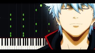 Gintama.: Silver Soul Arc (2018) OP - Katte ni My Soul [Piano tutorial + SHEETS] // Synthesia