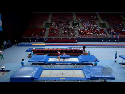KUNDIUS Irina (RUS) - 2017 Trampoline Worlds, Sofia (BUL) - Qualification Trampoline Routine 2