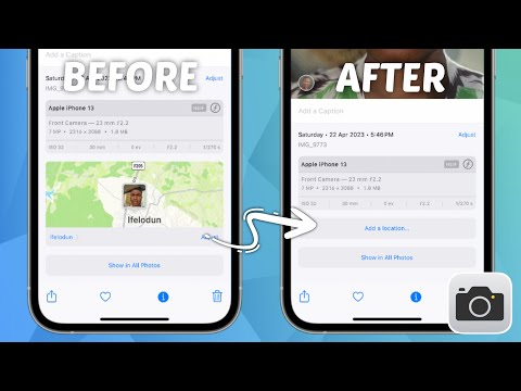 How to Turn On/Off Camera Location Tag in Photo on iPhone