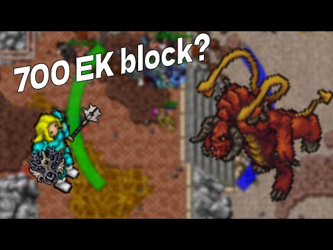 Can you block Gaz'haragoth on a level 700 Elite knight