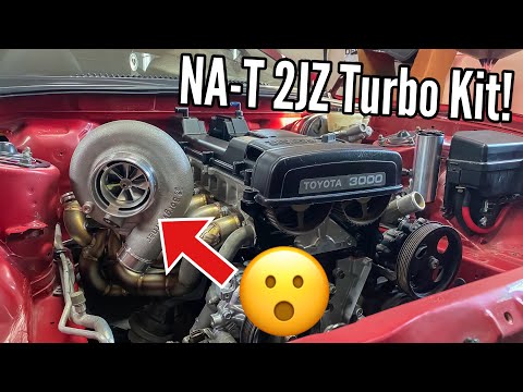 2JZ NA-T Ep.5 - Engine Install & Turbo Kit