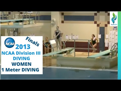 2013 NCAA Diving Championships - Division III -  Women 1 Meter Diving Finals