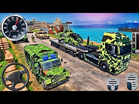 US Army Truck Transport Offroad Simulator -Military Cargo -Android Gameplay