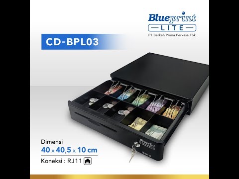 Blueprint CD-BPL03 Cash Drawer Medium Laci Kasir Uang 40x40,5x10 cm Blueprint CD-BPL03 Cash Drawer Medium Laci Kasir Uang 40x40,5x10 cm