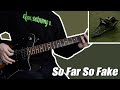 Pierce The Veil So Far So Fake Guitar Cover