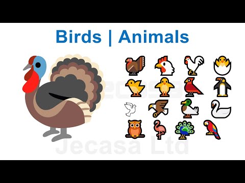 Emoji Meanings Part 13 - Birds | Animals | English Vocabulary