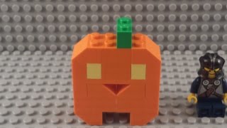 Make a Lego Pumpkin! Gourd Times Will Follow! Video 17 Brickintoboring