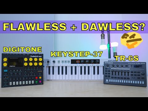 Flawless + DAWLESS Combo? // Digitone - TR-6S - Keystep-37