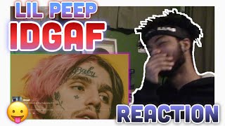 Lil Peep - Idgaf (Reaction)