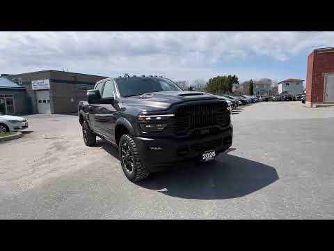 2025 Ram 2500 Rebel 4x4 Crew Cab 6'4" Box in Gray for sale at Boyer Chrysler Dodge Jeep Ram Fiat Cobourg in Cobourg, ON