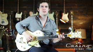 Video thumbnail for Gretsch G6134T-58 Vintage Select White Penguin by Casino Guitars