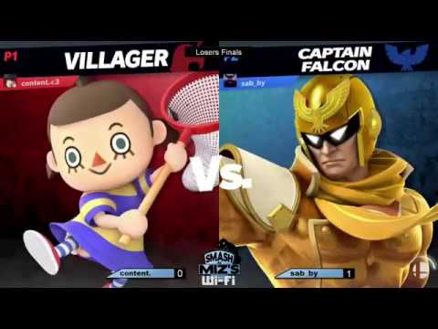 Smash @ Miz's WiFi 4 - sab_by (Captain Falcon) vs. content. (Villager, Isabelle) Losers Finals