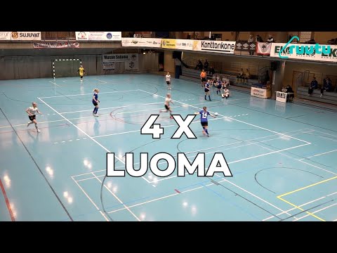 Luoma Helmiina neljä maalia  MuSaFutsal 09042022
