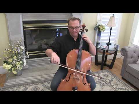 Handel's Bourrée from Suzuki Book 2 - Practice - Cello Instruction with Kayson Brown