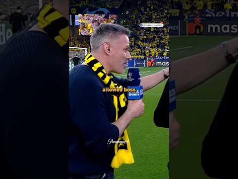 Dortmund boss Terzic telling Jamie to go into the Yellow Wall 🟡⚫️