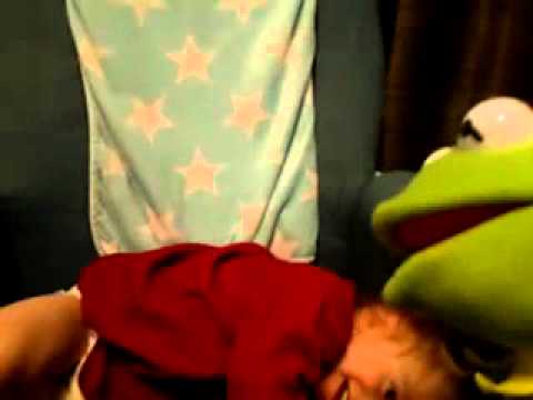 Kermit the frog and the letter Tickle