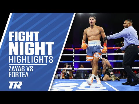 Xander Zayas Lands The Perfect Body Shot Twice To Knockout Fortea | FIGHT HIGHLIGHTS