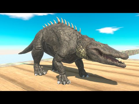 Purussaurus-Triceratops Death Run - Animal Revolt Battle Simulator