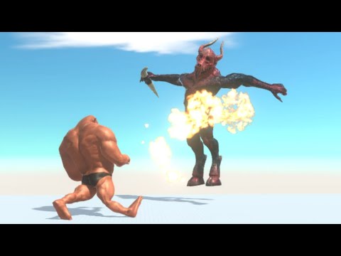 KOZAROG THE DEMON vs SAME SIZE EVERY UNIT - Animal Revolt Battle Simulator