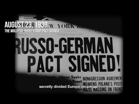 Molotov-Ribbentrop Pact / #BlackRibbonDay / #BalticWay30