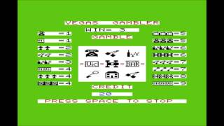 The Vegas Gambler for the Commodore VIC-20 / Commodore VC-20