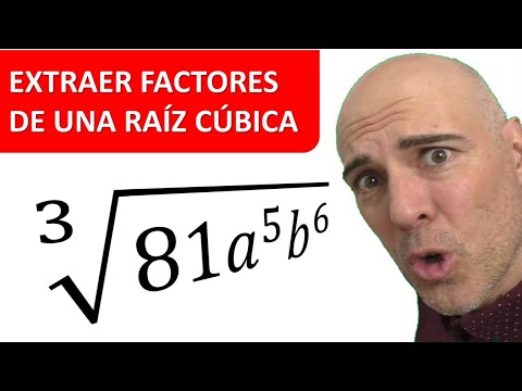 CÓMO EXTRAER FACTORES DE UNA RAÍZ CÚBICA. Simplificar raíces