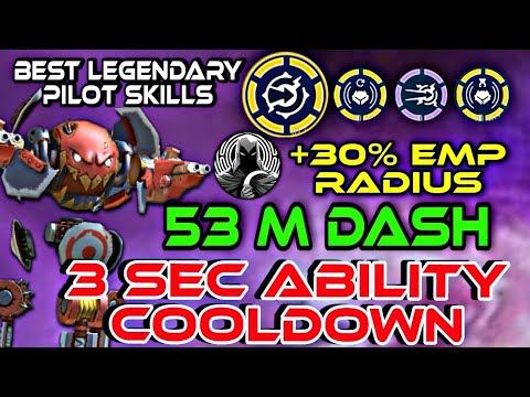3sec to Surge 😈-  Best Legendary Pilot Skills || Fastest Ability Cooldown in Mech Arena 😱‼️