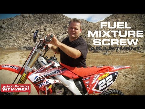 4 Stroke Fuel Mixture Screw Adjustment