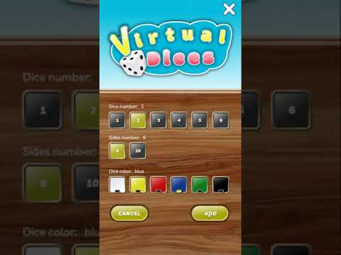 Virtual Dices 3D