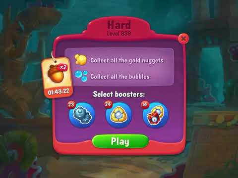 Fishdom level 839 - no boosters