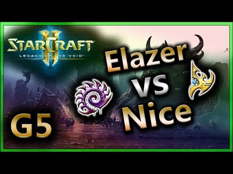 Starcraft 2 - Elazer vs Nice [ZvP] Bo5 G5 - Acid Plant (2018)