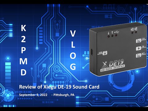 Review: Xiegu DE-19 Sound Card w HRD