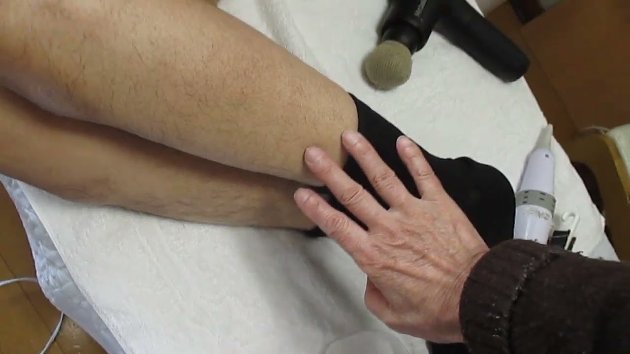 その問題は左脚の皮膚をみて